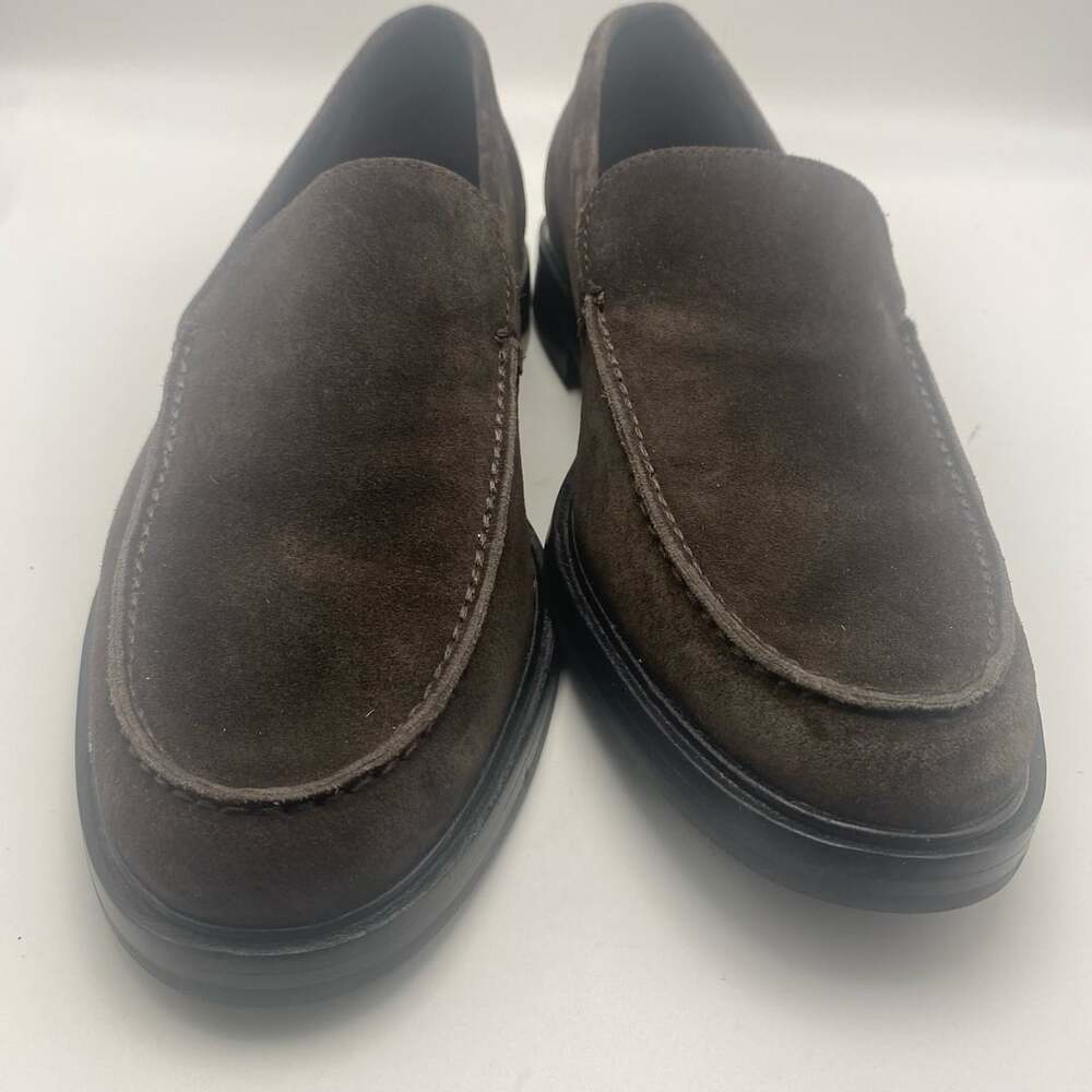 Vince Grant Suede Loafers Brown Cocoa (DS1003)
